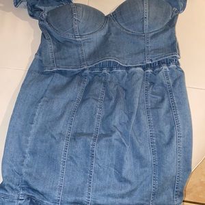 JEAN SKIRT SET